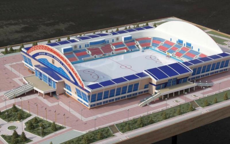 Ледовый дворец для хоккея с мячом г.Хабаровск