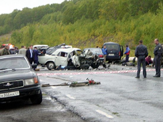 Авария кортежа Рушайло