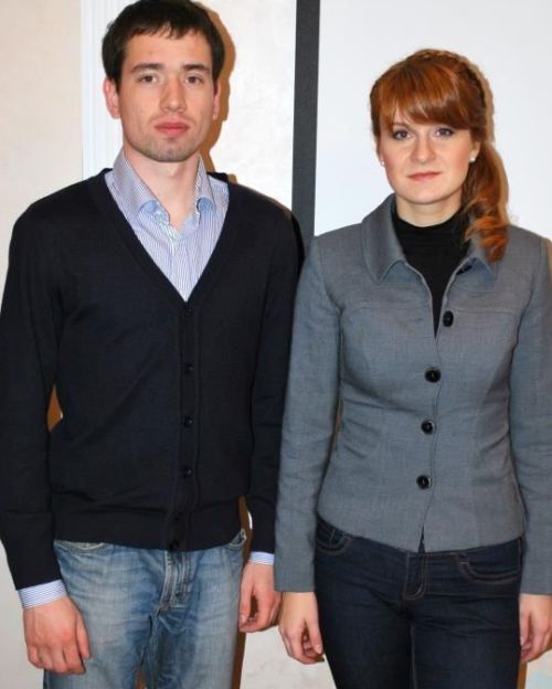 Алексей Ворсин и лидер всероссийского движения «Право на оружие» Мария Бутина