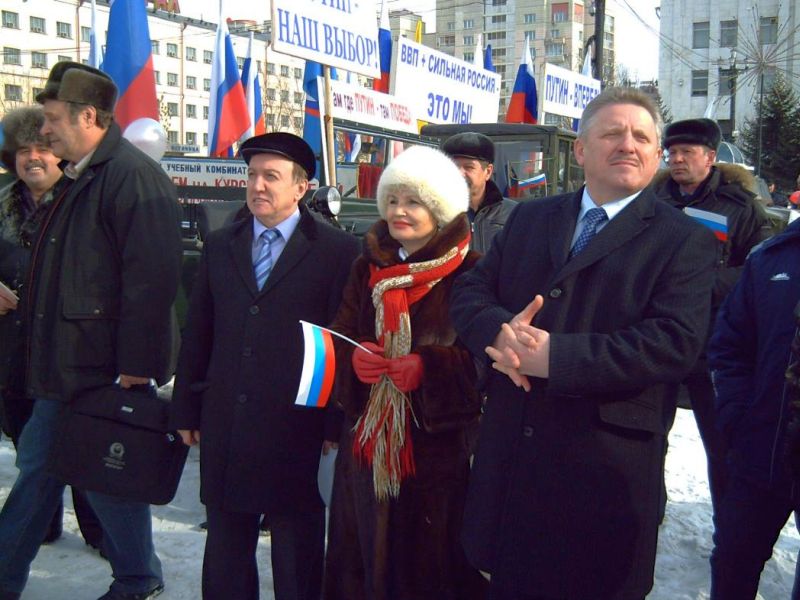 Массовый митинг на площади им. Ленина последний раз был 5 марта, сразу, после президентских выборов. Фото автора.