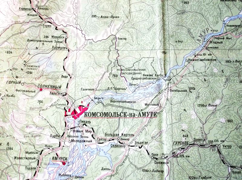 Фотофрагмент карты-схемы - для обзора.