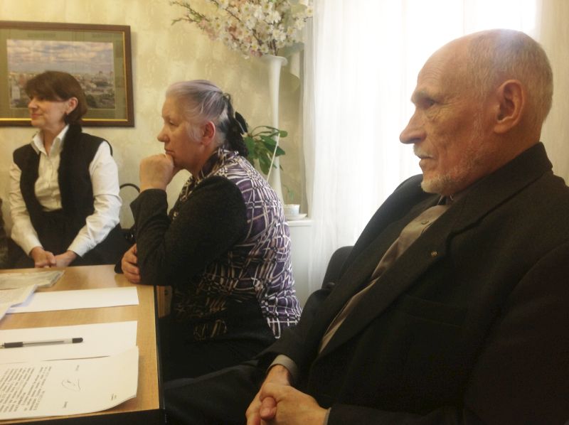 Зам.директора НПЦ по ОПИК Александра Дыминская, зам.председателя краевого отделения ВООПИиК Людмила Ишаева и председатель краевого отделения ВООПИиК Николай Крадин (слева направо)